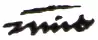 Detail of scribal abbreviation for "un" in a 16th century manuscript."