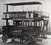 Image 2191902 Thornycroft Steam bus used by London Road car Co Ltd (from Steam bus)