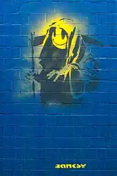 Image 59Banksy's Grin Reaper (from Culture of the United Kingdom)