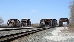 The bridges at Blue Island