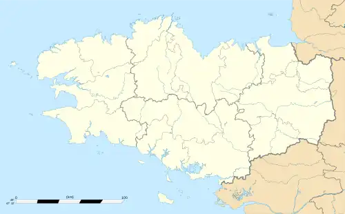 Pluvigner is located in Brittany