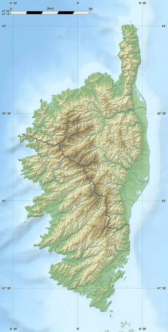 Torra di a Parata is located in Corsica