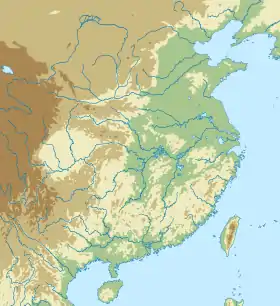 Jiuling Range is located in Eastern China