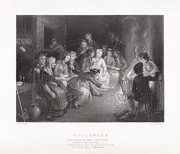 Image 18Robert Burns' "Halloween" (1785) (from Culture of the United Kingdom)