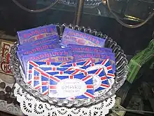 Image 9Cadbury chocolate bars (Dairy Milk back of tray), circa 1910 (from Culture of the United Kingdom)