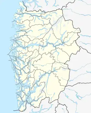 Langavatnet is located in Vestland