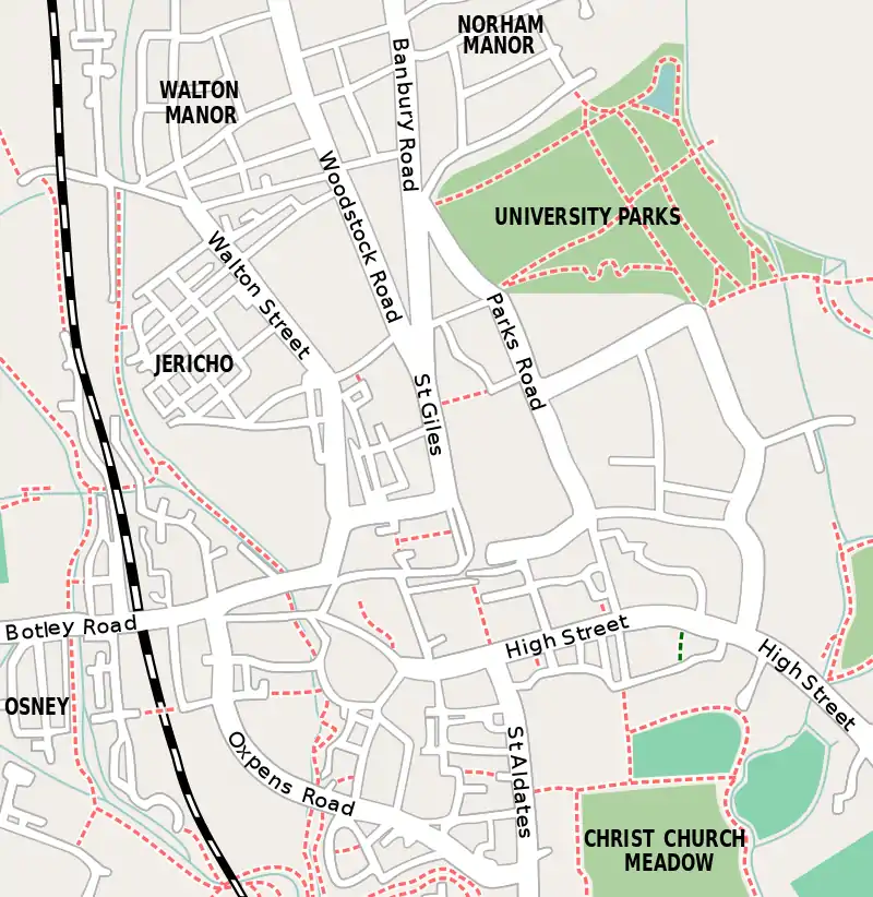 Department of Computer Science, University of Oxford is located in Oxford city centre