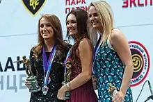 Lena Miculek won Open division Lady category in front of Ashley Rheuark and Maria Gushchina