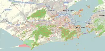 Rocinha is located in Rio de Janeiro