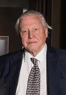Image 19Broadcaster and naturalist David Attenborough is the only person to have won BAFTAs for programmes in each of black and white, colour, HD, and 3D. (from Culture of the United Kingdom)