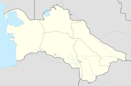 Ruhubelent is located in Turkmenistan