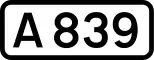 A839 shield